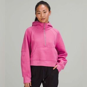 ❌❌❌ SOLD Lululemon Scuba Oversized Half-Zip Hoodie - Pink Blossom Scuba XS/ S